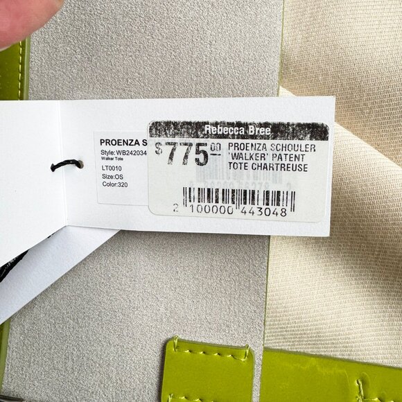 NWT Proenza Schouler White Label "Walker" Tote in Charmeuse - Picture 6 of 6